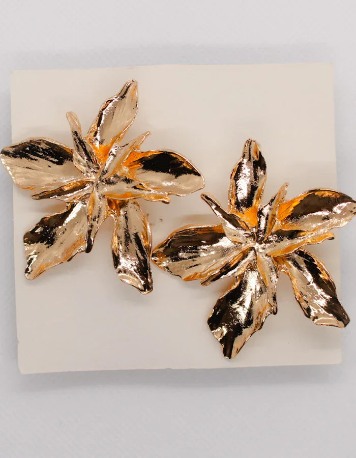 Edge Layer Flower Studs Top Pair - Zebaish Wigs and Extension