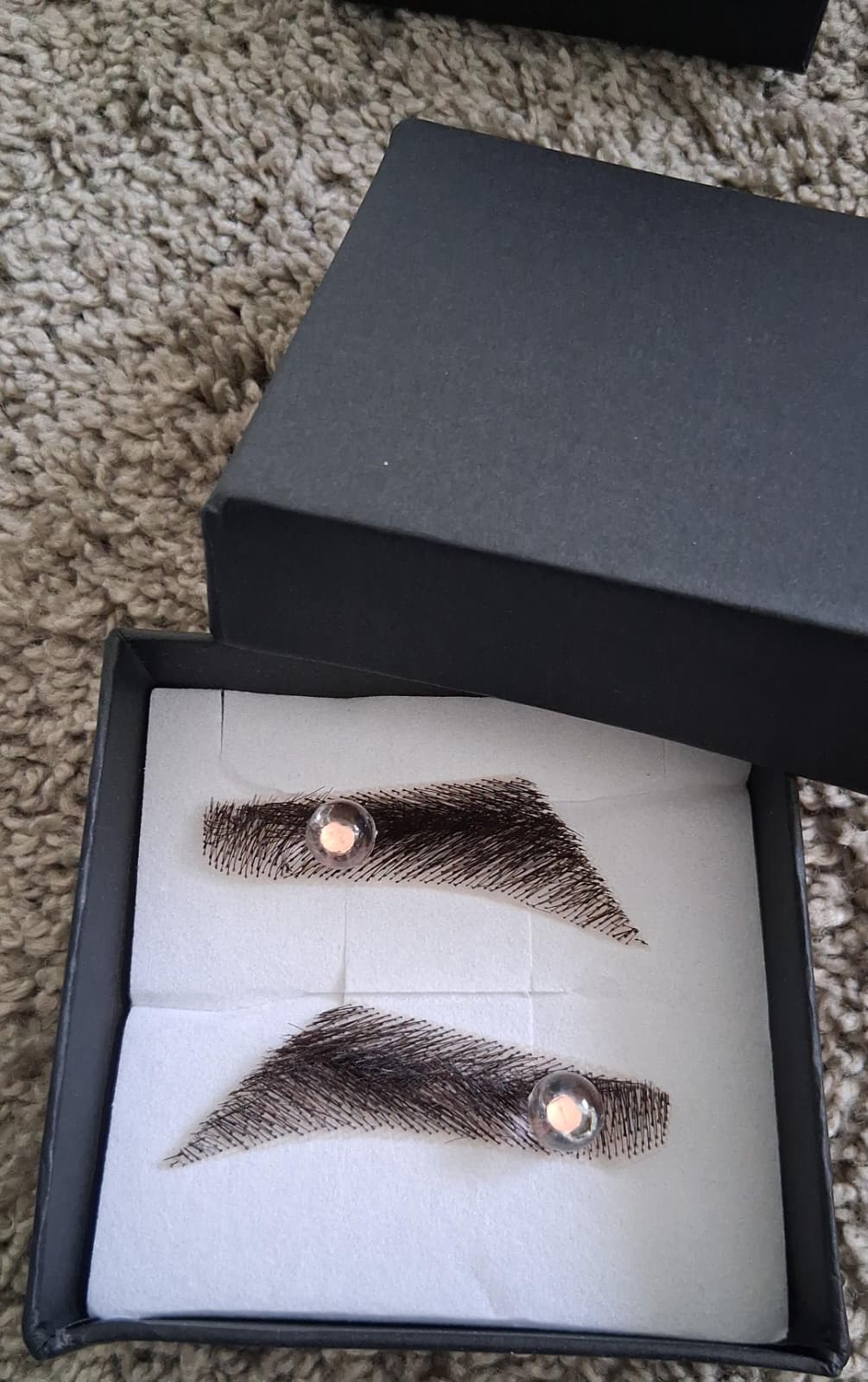 Real Hair Black Eyebrows Lace Based Waterproof Handmade Crocheted Human Hair Eyebrow Extensions for Men | Zebaish Wigs & Extensions