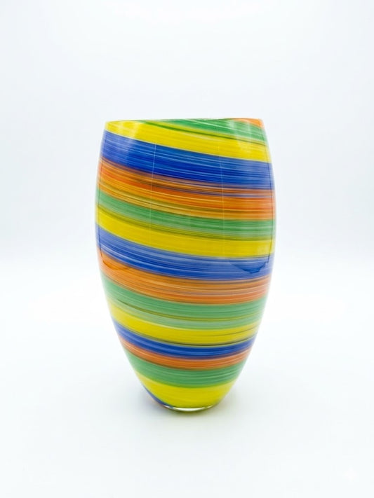 Beautiful Crystal Glass Vase 8" Centerpiece Bud Vase Clear Flower Vase Heavy |Zebaish Wigs & Extensions (Copy)