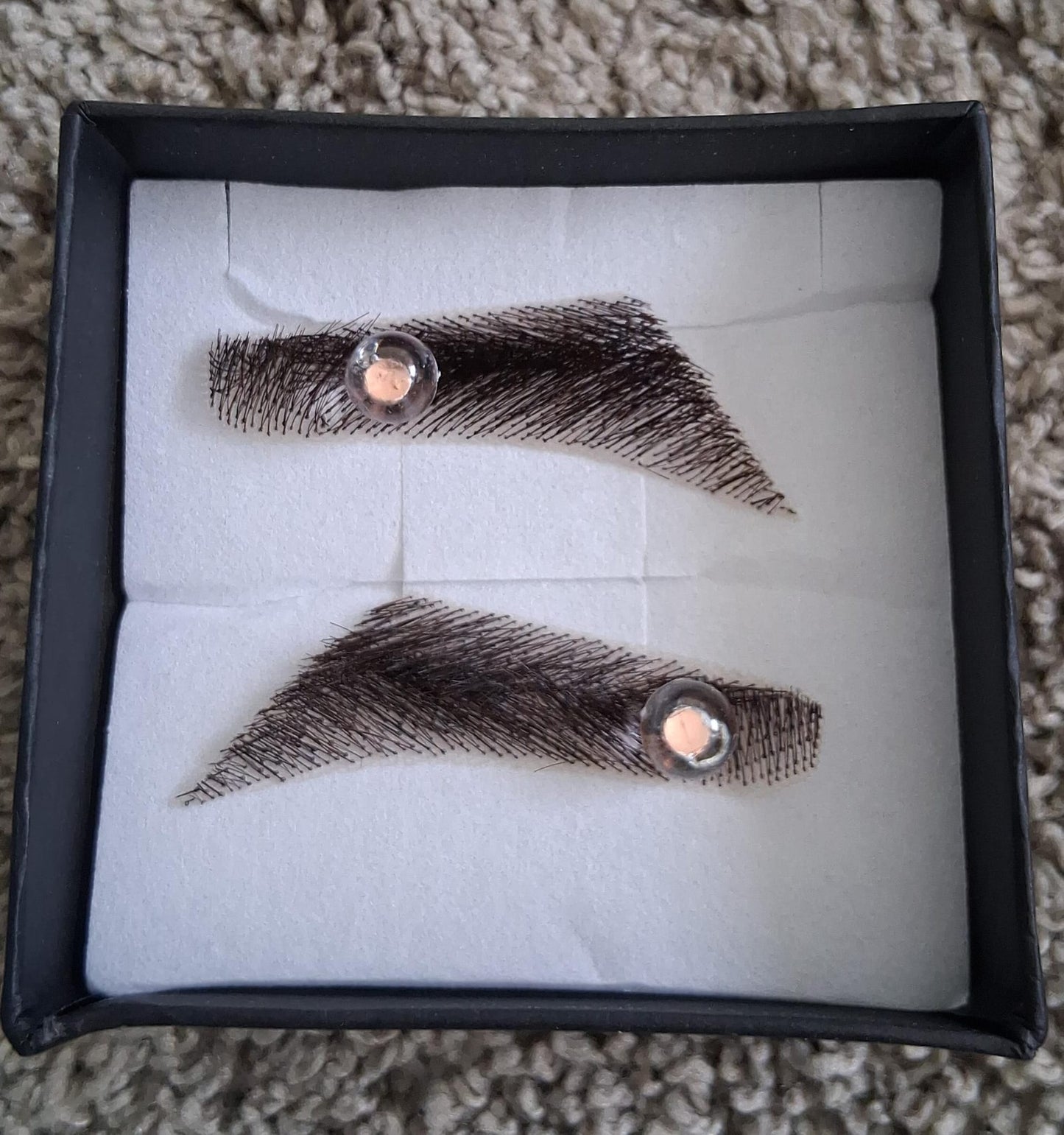 Real Hair Black Eyebrows Lace Based Waterproof Handmade Crocheted Human Hair Eyebrow Extensions for Men | Zebaish Wigs & Extensions