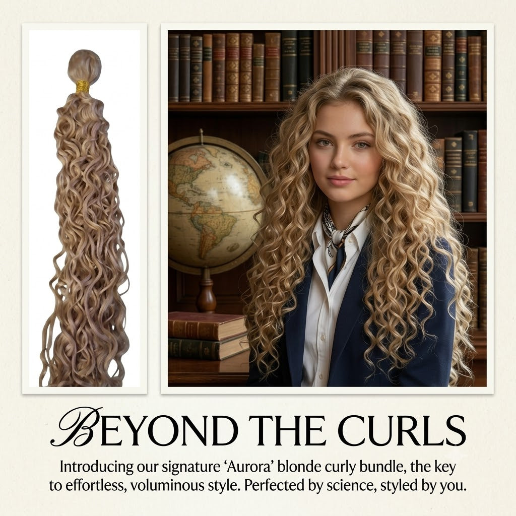 human hair bundle mixed blonde