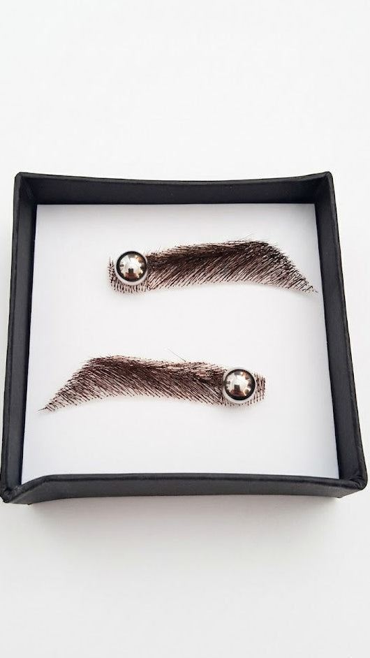 Real Hair Black Eyebrows Lace Based Waterproof Handmade Crocheted Human Hair Eyebrow Extensions for Men | Zebaish Wigs & Extensions