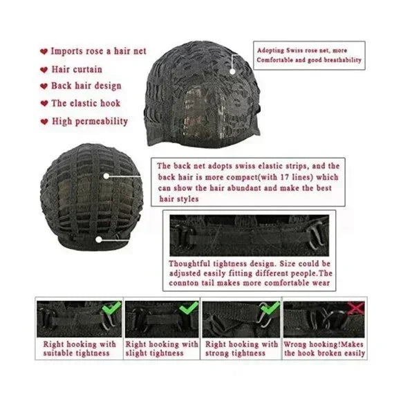 Short Grey Wig Inner