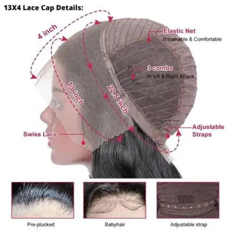 Balayage Ash Blonde Ombre Wig, 28" Soft Waves Synthetic Lace Frontal| Zebaish Wigs & Extensions