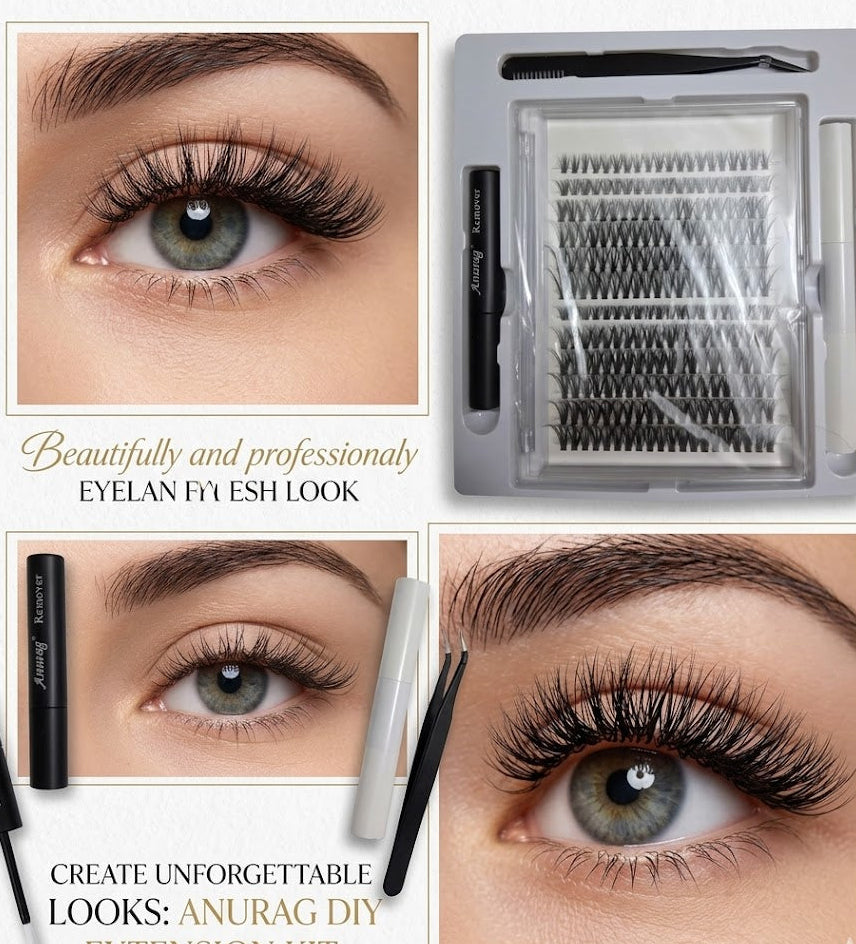 Cluster Lash Kit - 5pc Pro Tool Set with Tweezer | Zebaish Wigs & Extensions