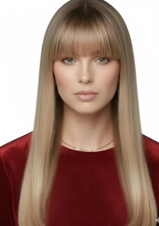 Beige Blonde Balayage 3 Clips Topper 20 Inches Long(7704) Hair Topper With  3 Clips, Volumizing Piece | Zebaish Wigs & Extensions