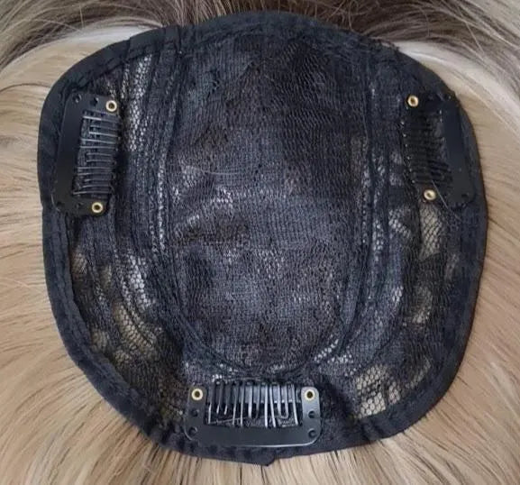 Smokey Blonde Ombre 3 Clips Topper 24" Long(7697) Synthetic Hair | Zebaish Wigs & Extensions