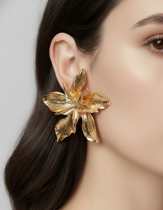 Edge Layer Flower Studs Top Pair | Zebaish Wigs & Extensions