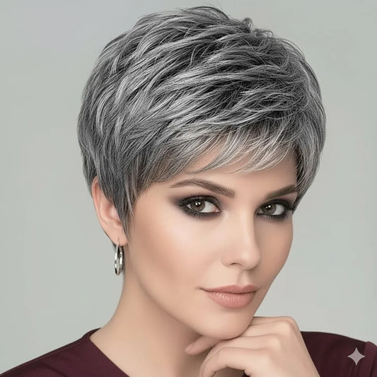 Short Grey Wig
