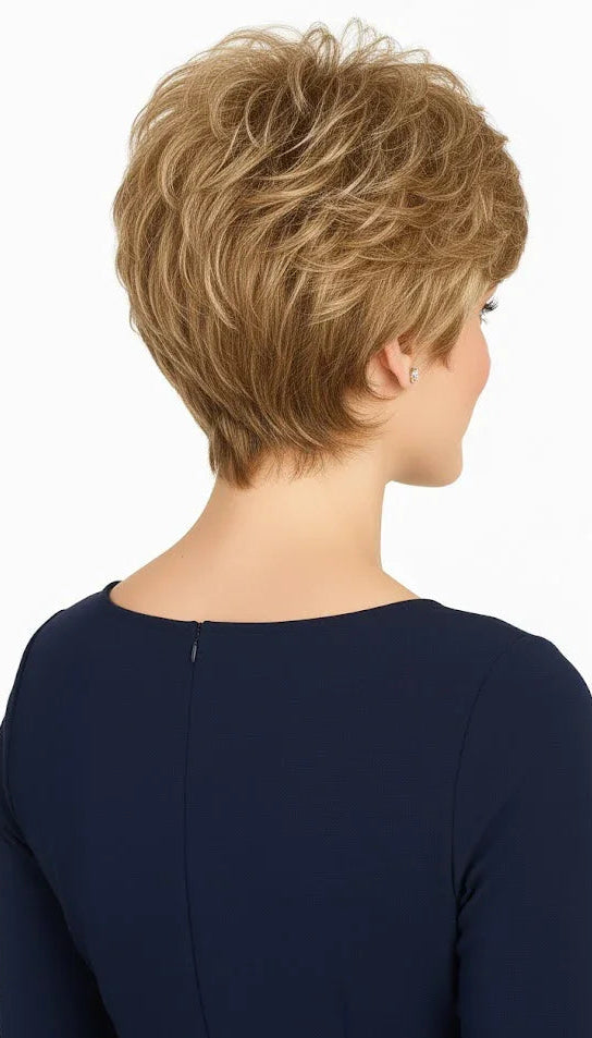 Zebaish Golden Brown Wig With Honey Brown Highlights | Zebaish Wigs & Extensions